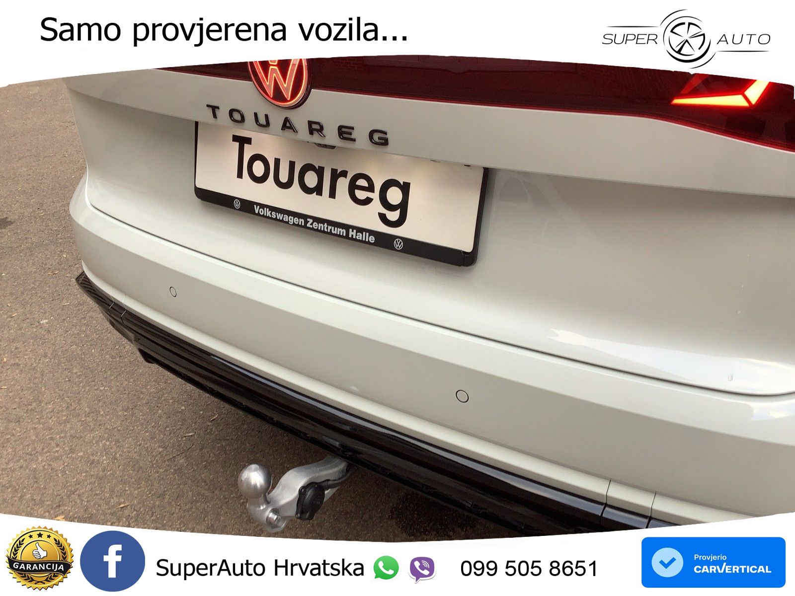 Volkswagen Touareg 3.0 V6 TDI (286 KS) 4MOTION Tiptronic ZRAČNI+ACC+GR SJED+KAM+PANO