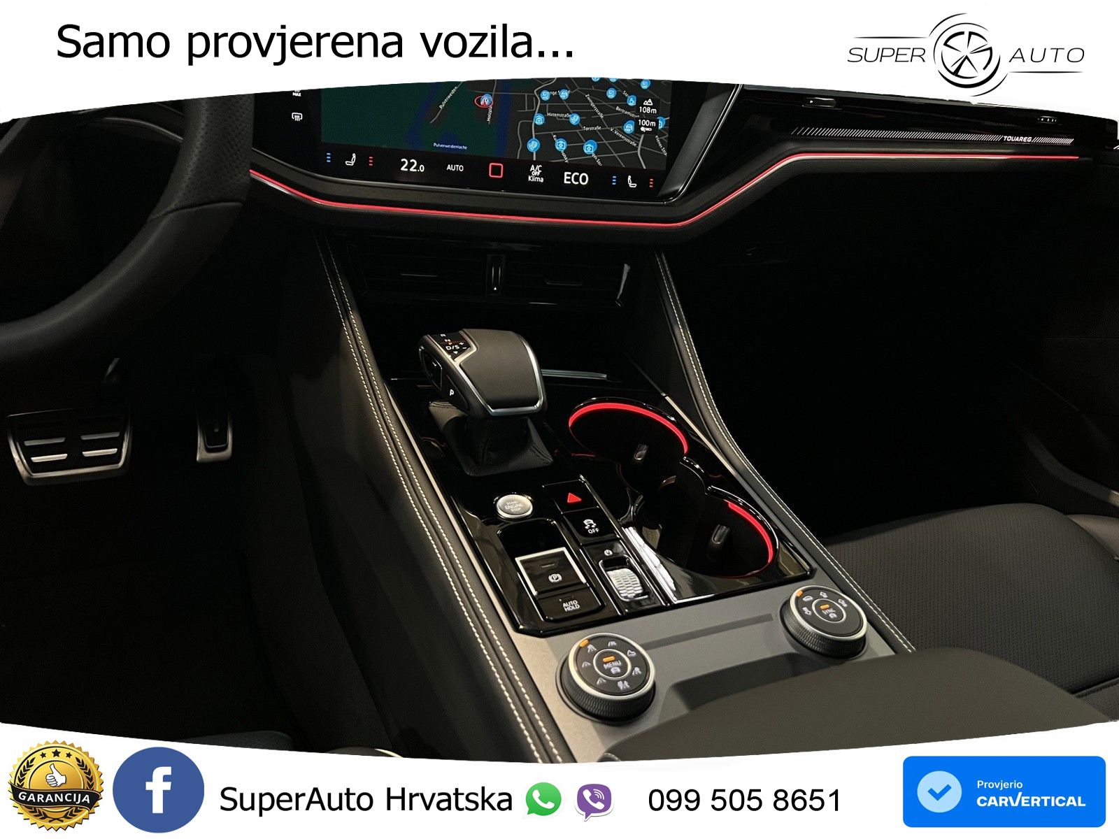 Volkswagen Touareg 3.0 V6 TDI (286 KS) 4MOTION Tiptronic ZRAČNI+ACC+GR SJED+KAM+PANO