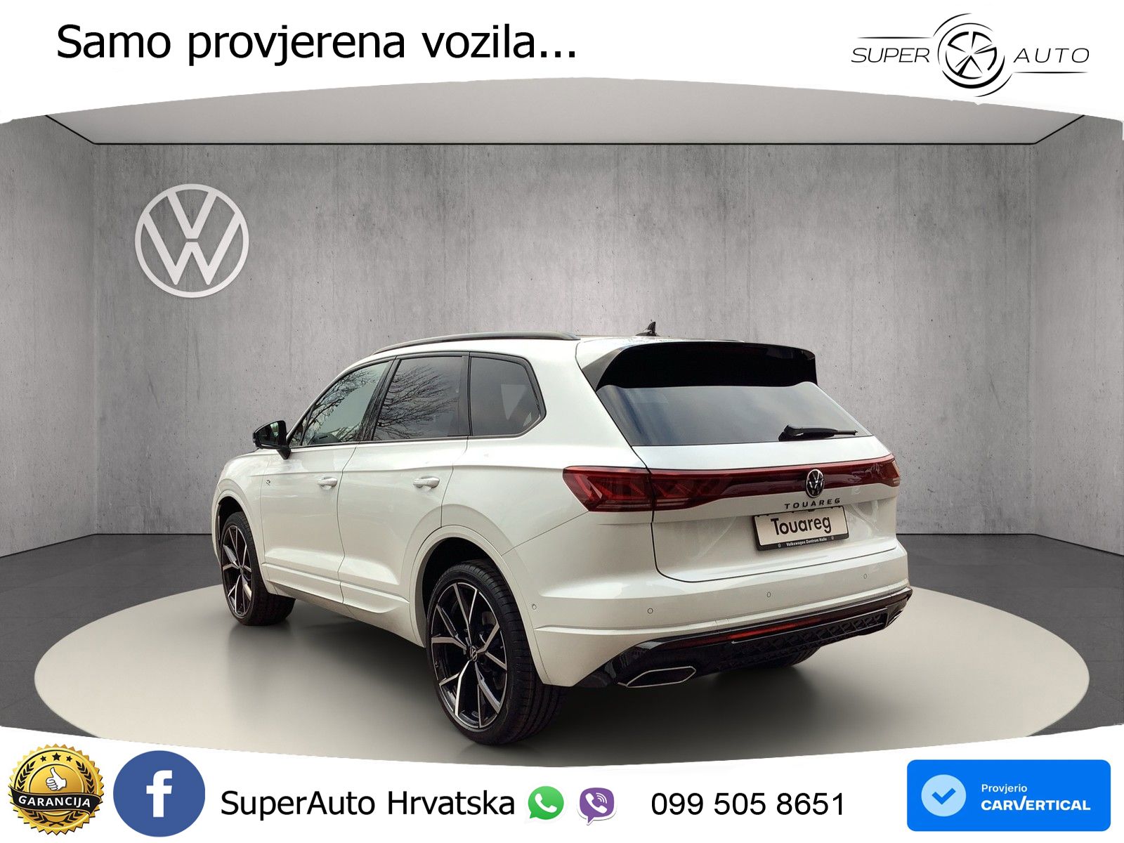 Volkswagen Touareg 3.0 V6 TDI (286 KS) 4MOTION Tiptronic ZRAČNI+ACC+GR SJED+KAM+PANO