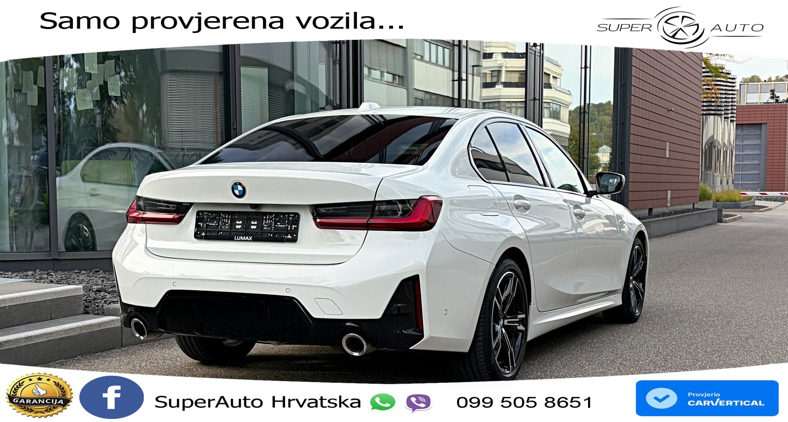 BMW 320d (190 KS) Steptronic M Sport LED+GR SJED+ACC