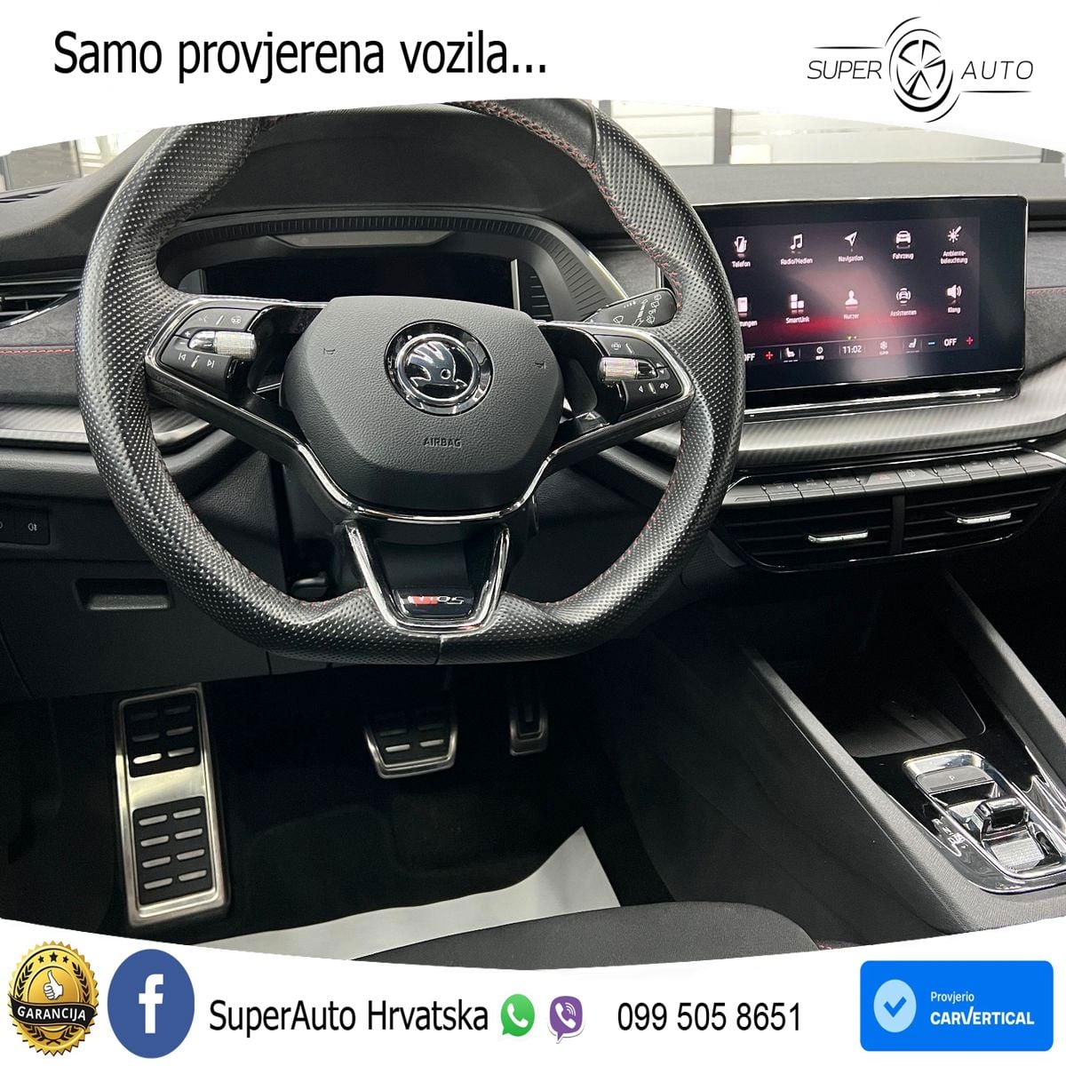 Škoda Octavia Combi RS 2.0 TDI (200 KS) DSG LED+GR SJED+ACC