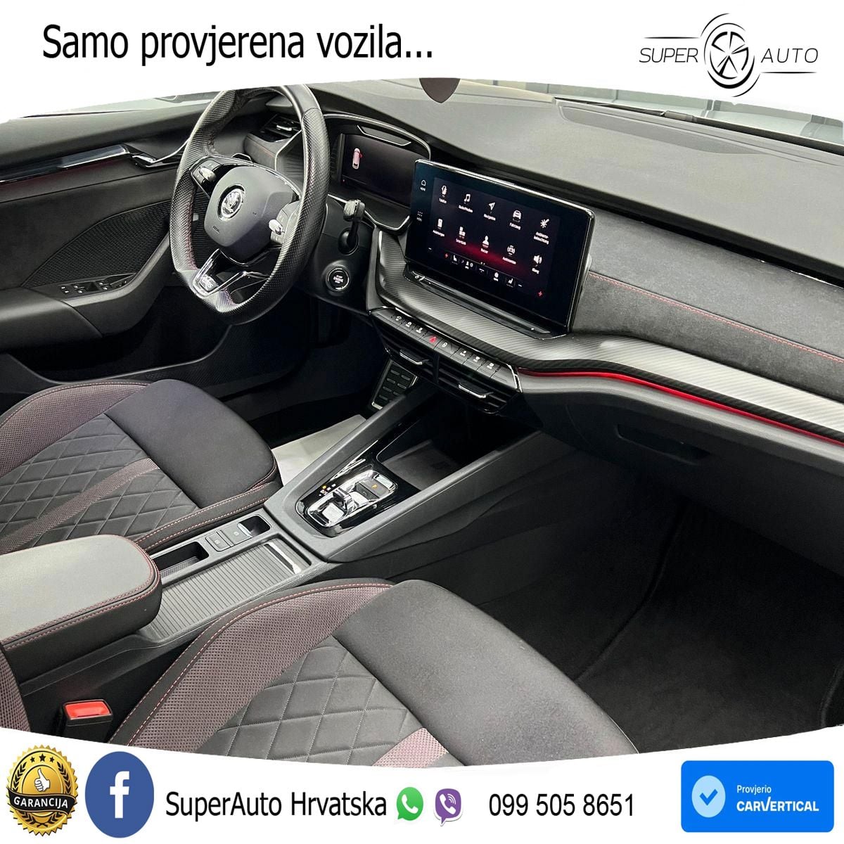 Škoda Octavia Combi RS 2.0 TDI (200 KS) DSG LED+GR SJED+ACC