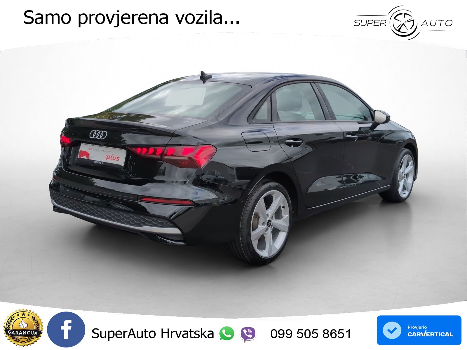 Audi A3 Limuzina 35 TFSI (150 KS) S tronic advanced LED+GR SJED+ACC