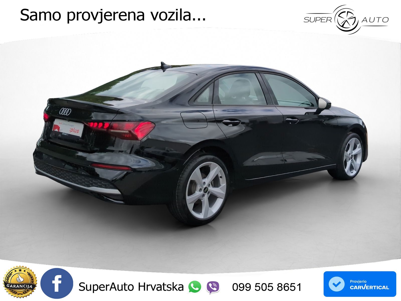 Audi A3 Limuzina 35 TFSI (150 KS) S tronic advanced LED+GR SJED+ACC