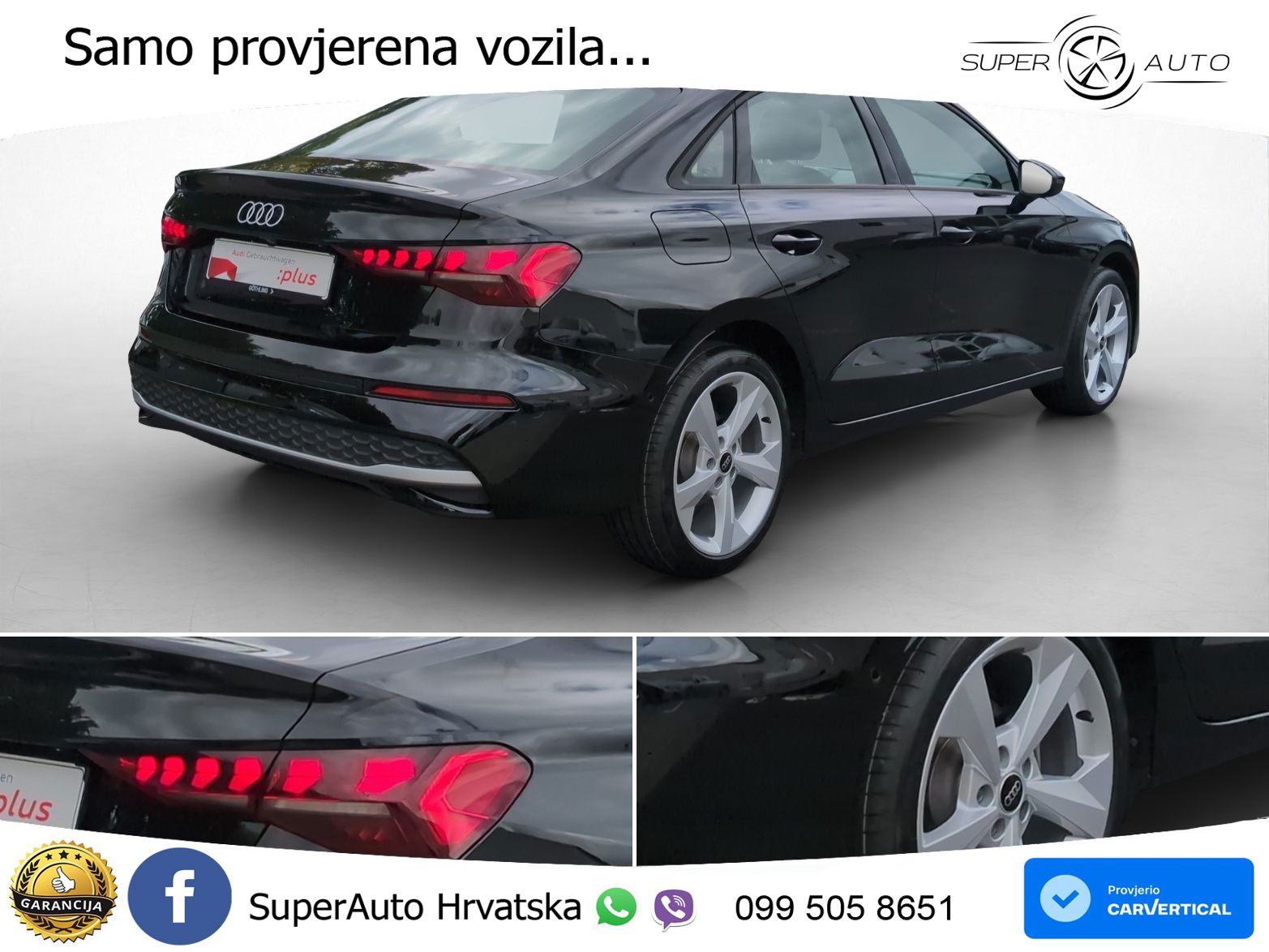 Audi A3 Limuzina 35 TFSI (150 KS) S tronic advanced LED+GR SJED+ACC