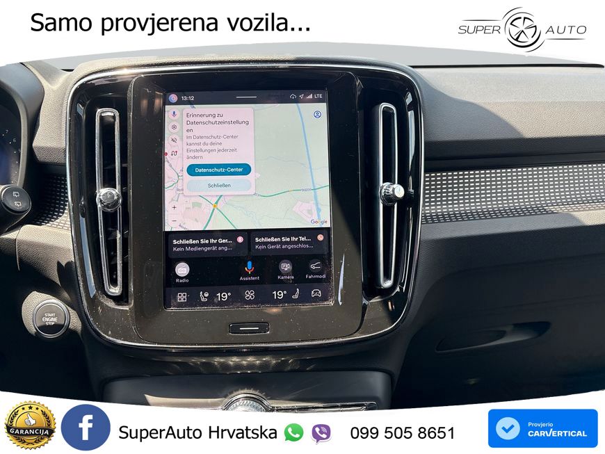 Volvo XC40 2.0 B3 163 KS Automatic LED+GR SJED+ACC