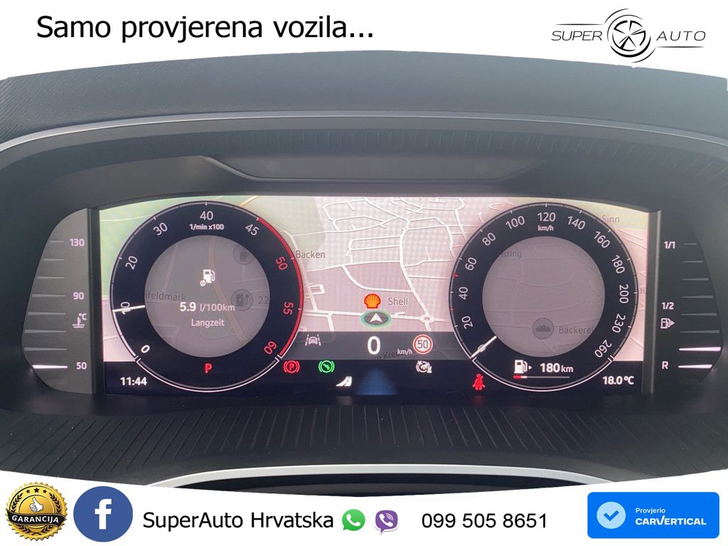 Škoda Octavia Combi 2.0 TDI (150 KS) DSG Selection MATRIX+GR SJED+KAM