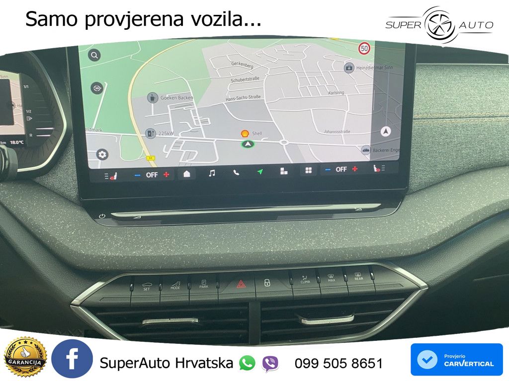 Škoda Octavia Combi 2.0 TDI (150 KS) DSG Selection MATRIX+GR SJED+KAM