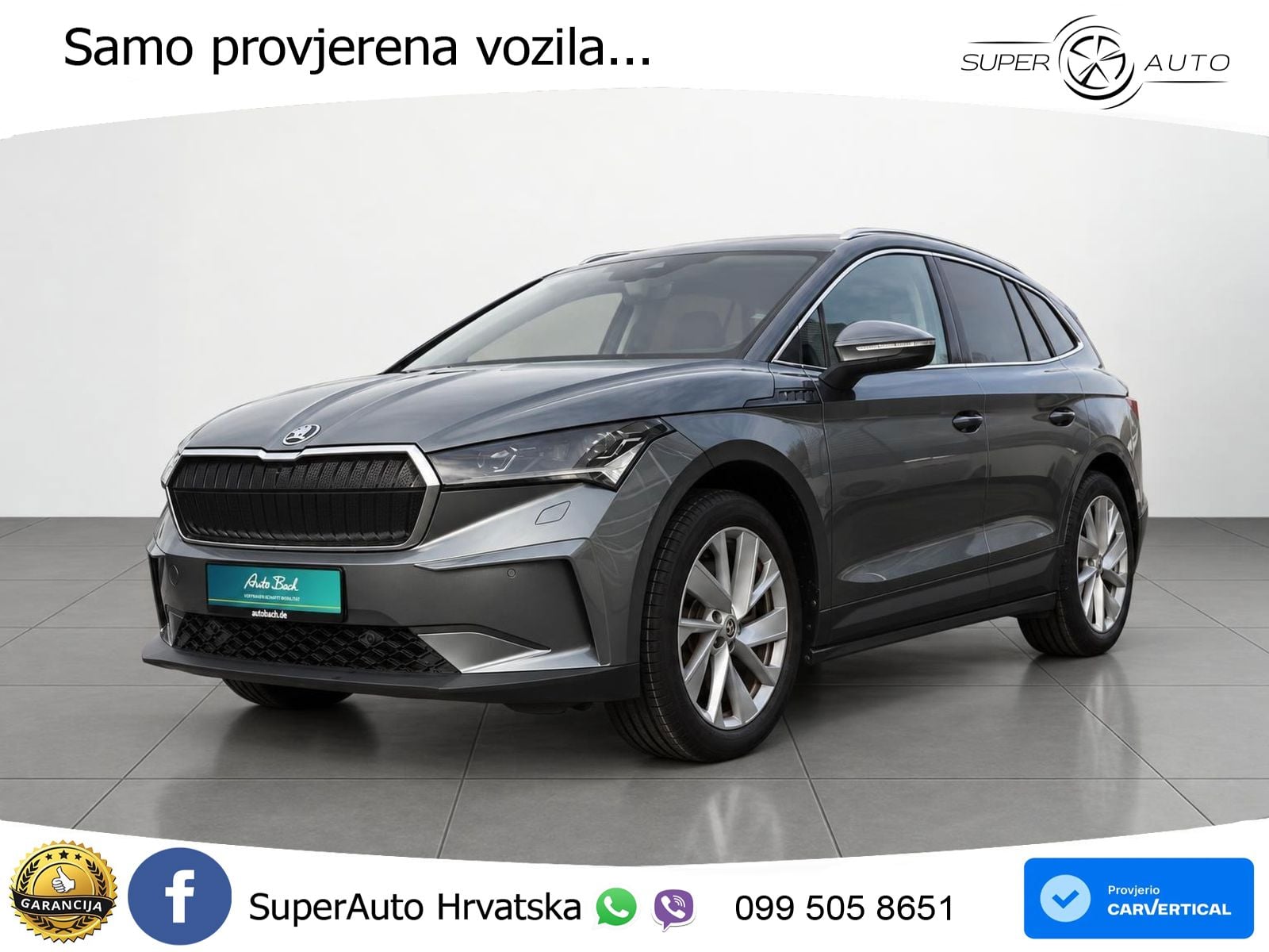 Škoda Enyaq iV 80 82 kWh (204 KS) LED+GR SJED+ACC