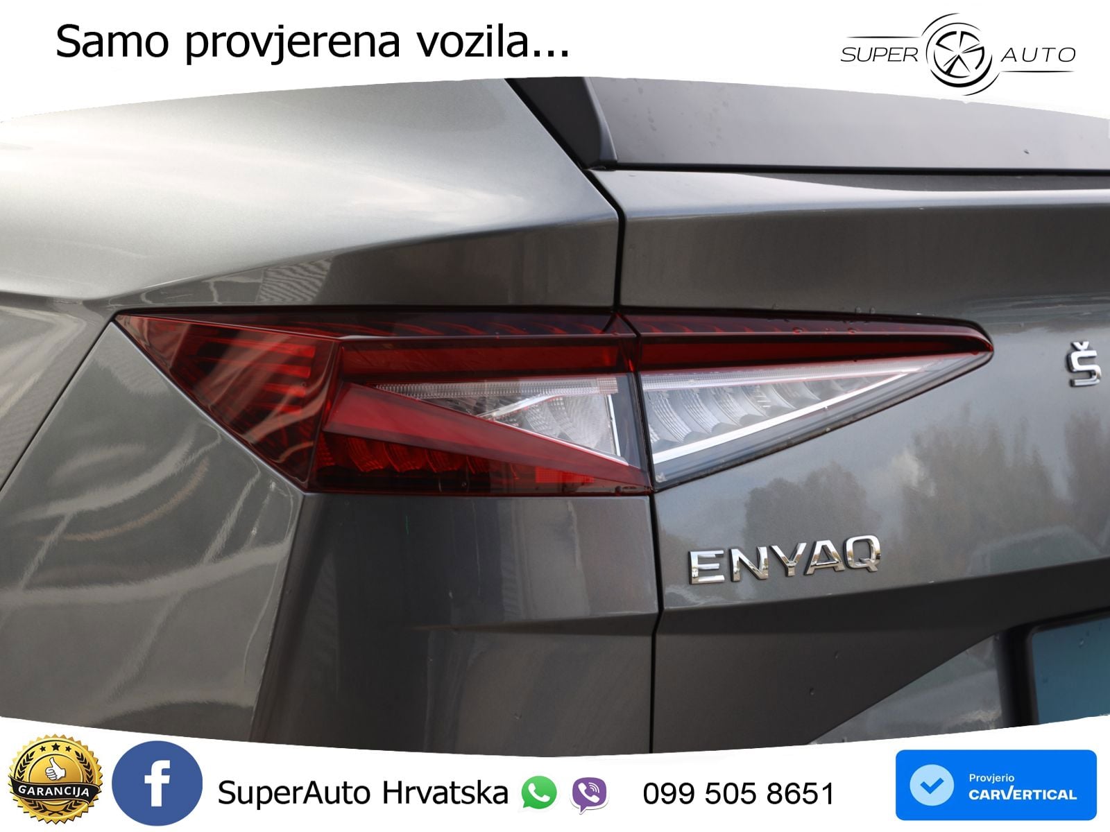 Škoda Enyaq iV 80 82 kWh (204 KS) LED+GR SJED+ACC
