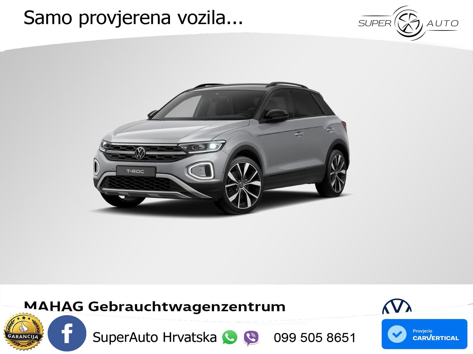 Volkswagen T-Roc 2.0 TDI (150 KS) DSG LED+GR SJED+ACC