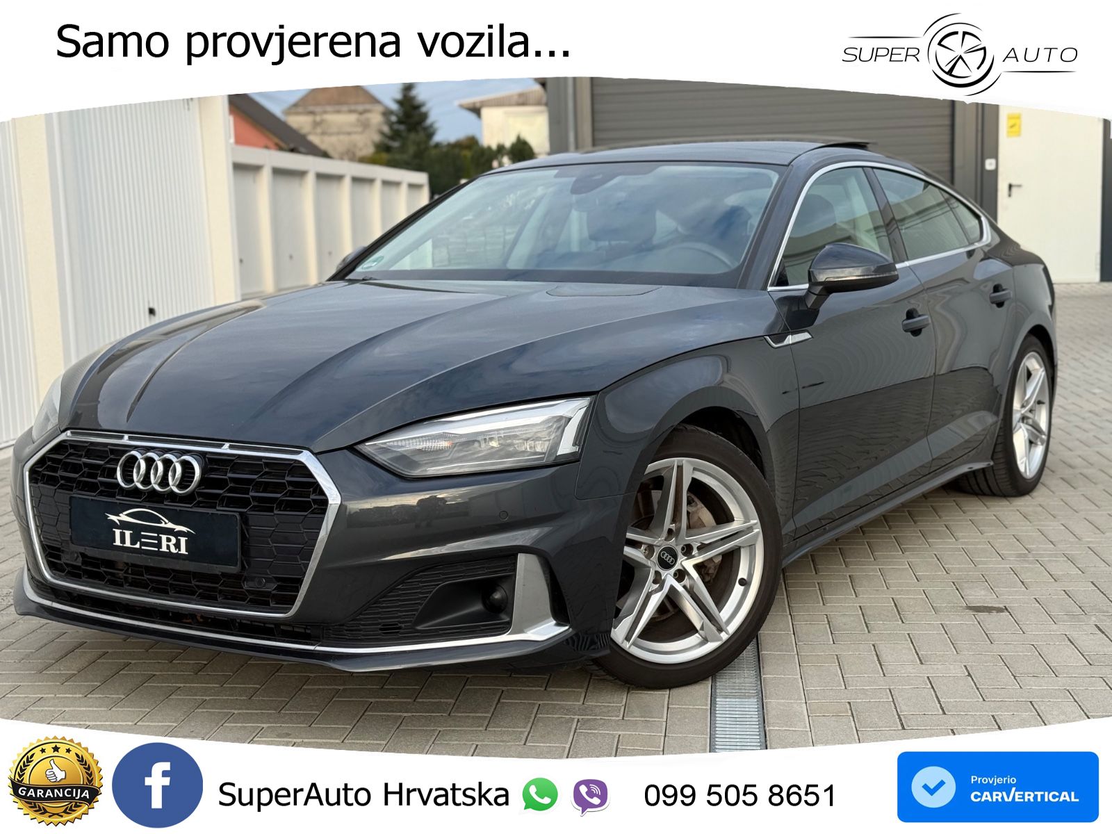 Audi A5 Sportback 40 TDI (204 KS) S tronic advanced LED+GR SJED+ACC