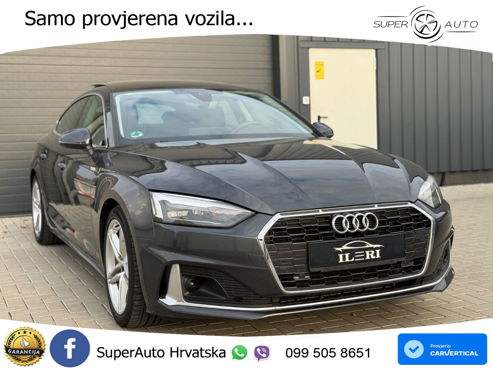 Audi A5 Sportback 40 TDI (204 KS) S tronic advanced LED+GR SJED+ACC
