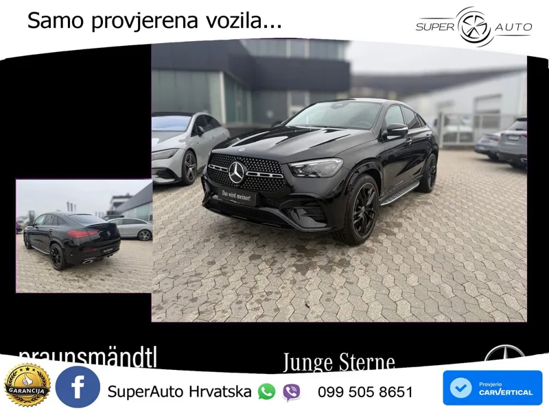 Mercedes GLE 450d (367 KS) EQ Boost 4MATIC 9G-TRONIC AMG ACC+HEAD+4xGR SJED+360+PANO