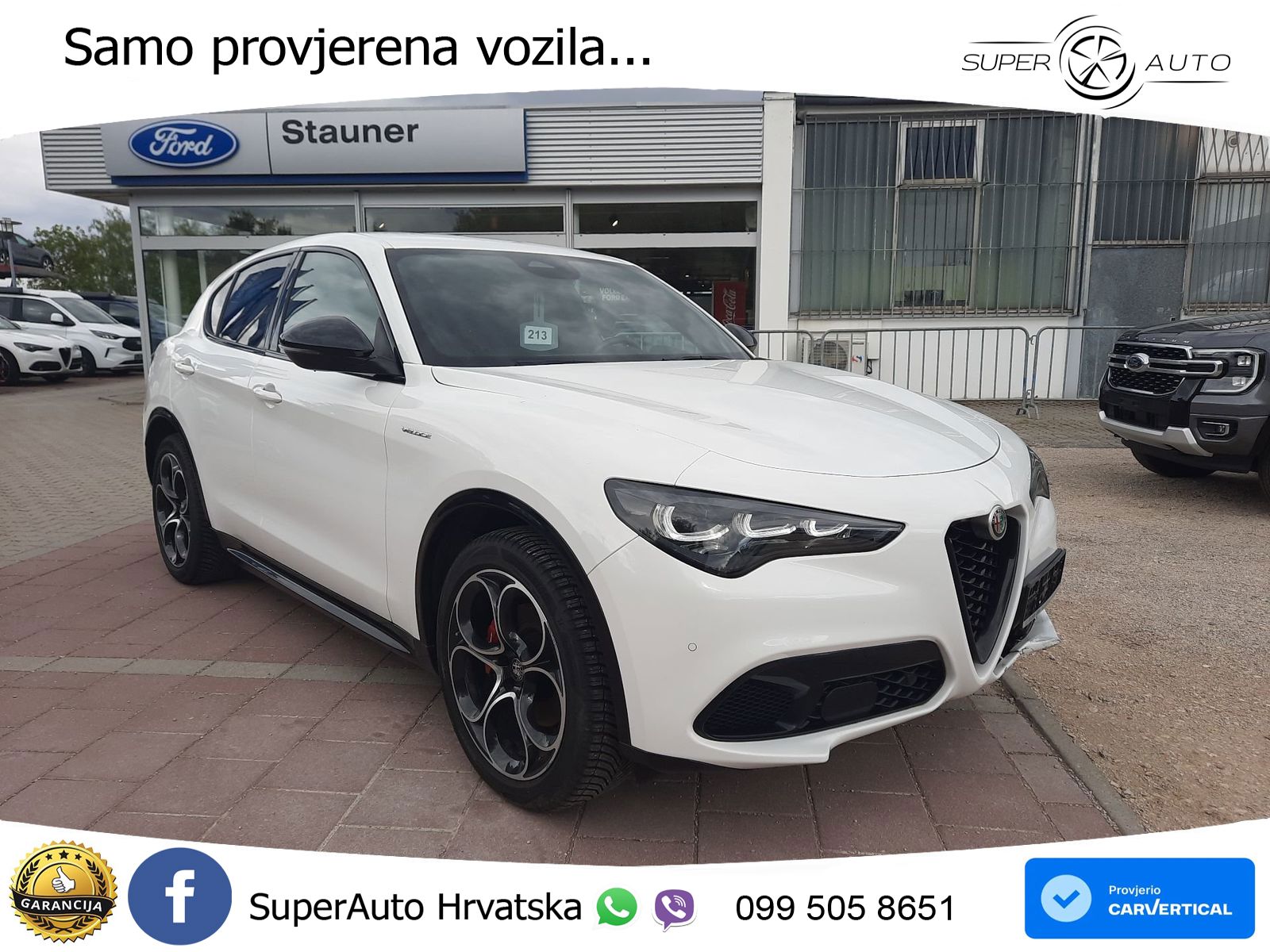 Alfa Romeo Stelvio 2.2 MultiJet II (210 KS) Q4 Automatic LED+GR SJED+ACC