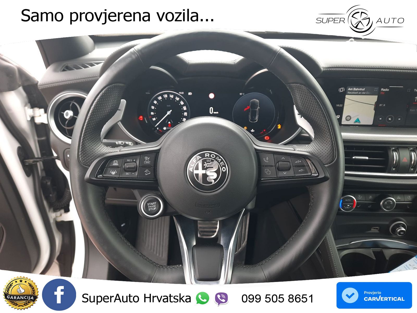 Alfa Romeo Stelvio 2.2 MultiJet II (210 KS) Q4 Automatic LED+GR SJED+ACC