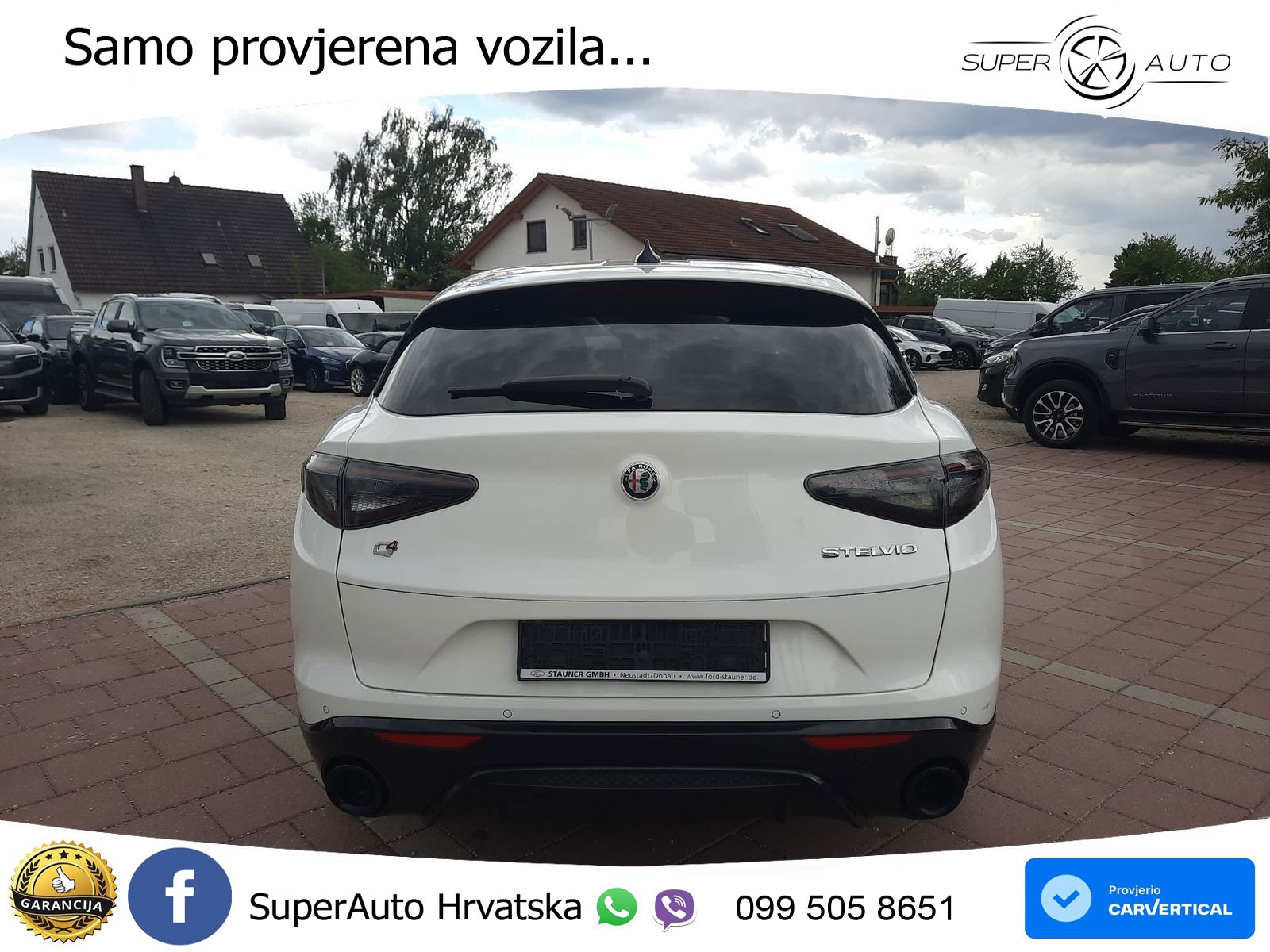 Alfa Romeo Stelvio 2.2 MultiJet II (210 KS) Q4 Automatic LED+GR SJED+ACC
