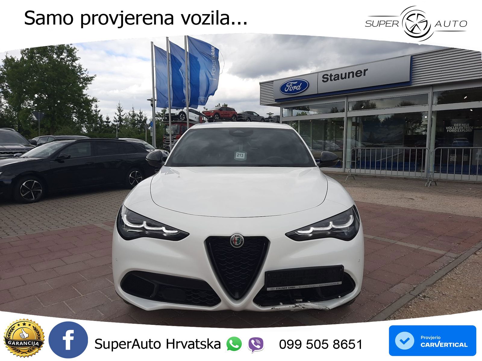 Alfa Romeo Stelvio 2.2 MultiJet II (210 KS) Q4 Automatic LED+GR SJED+ACC