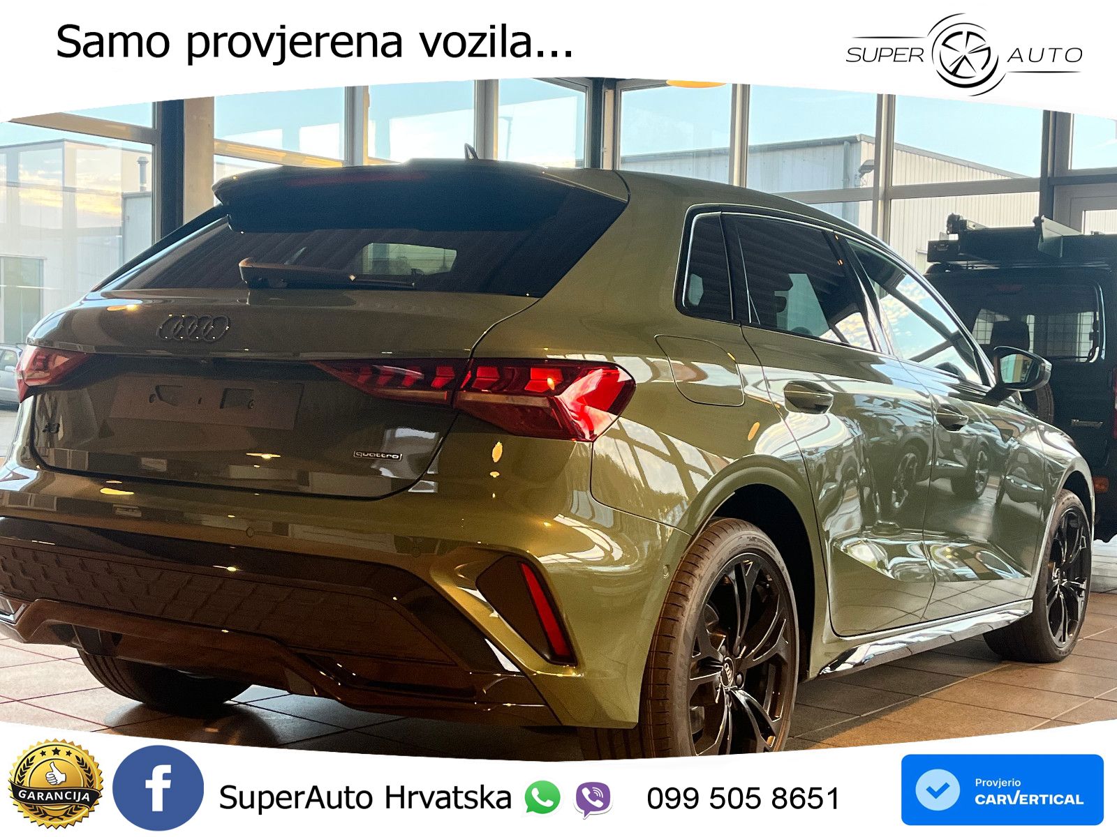 Audi A3 40 TFSI (204 KS) quattro S tronic S line LED+GR SJED+ACC