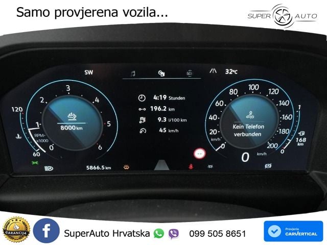 Volkswagen T7 Transporter Kasten 2.0 TDI LR L2H1/LED/App/RF 150 KS