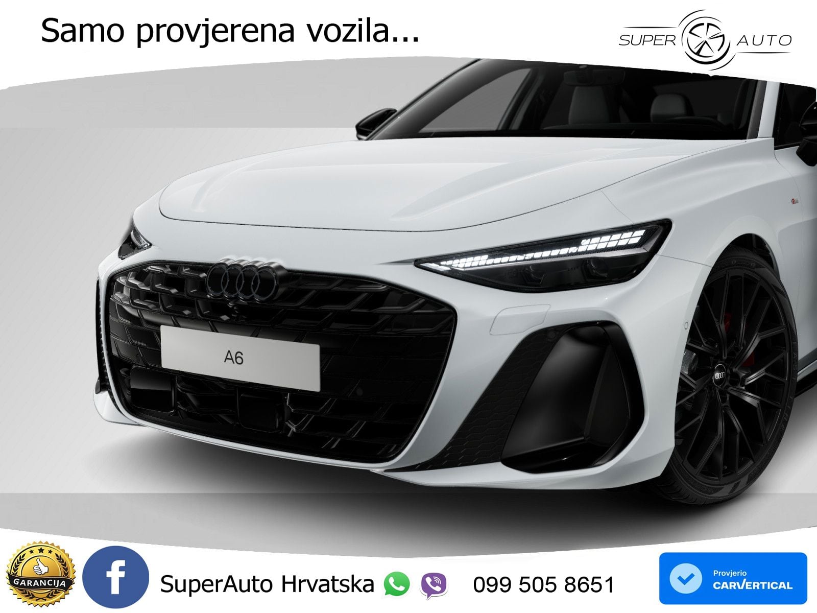 Audi A6 2.0 TDI (204 KS) quattro S tronic S line LED+GR SJED+ACC