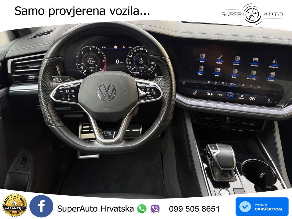 Volkswagen Touareg 3.0 V6 TDI (286 KS) 4MOTION Tiptronic R-Line ZRAČNI+ACC+GR SJED+KAM