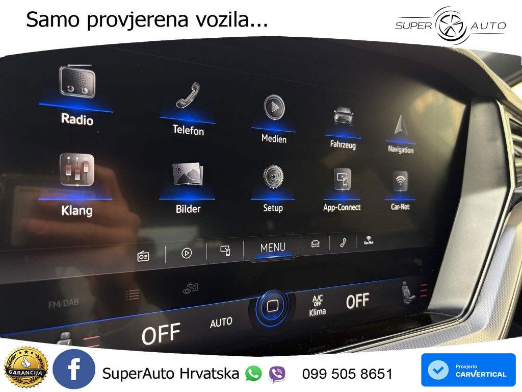 Volkswagen Touareg 3.0 V6 TDI (286 KS) 4MOTION Tiptronic R-Line ZRAČNI+ACC+GR SJED+KAM