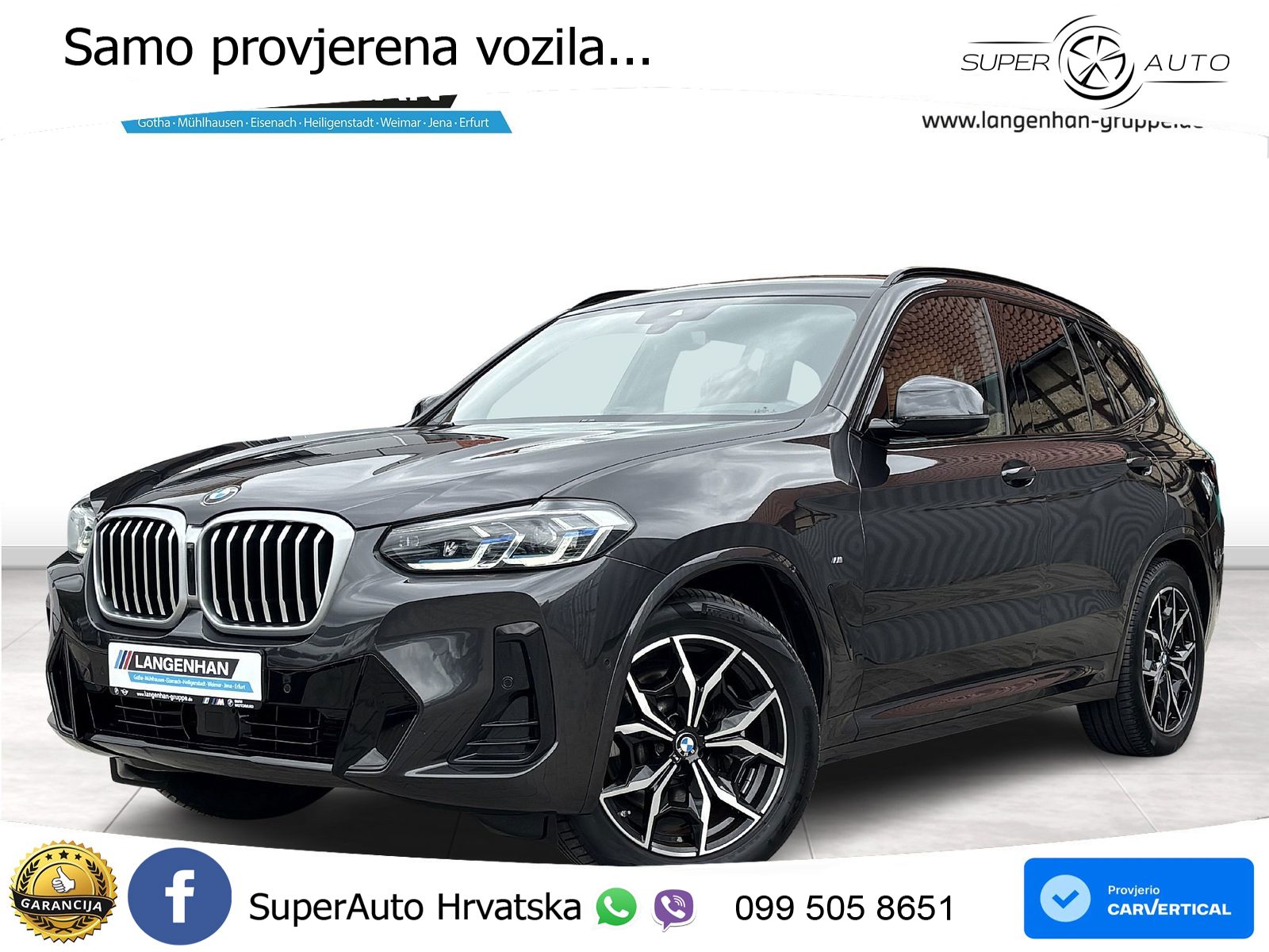 BMW X3 30d xDrive Steptronic M Sport LED+GR SJED+ACC