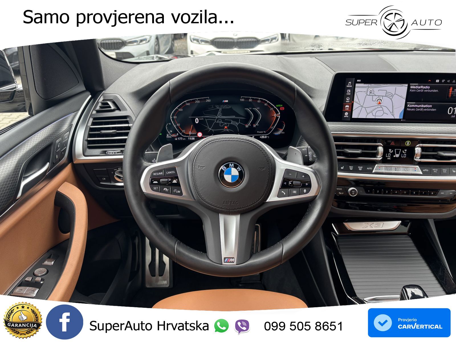 BMW X3 30d xDrive Steptronic M Sport LED+GR SJED+ACC