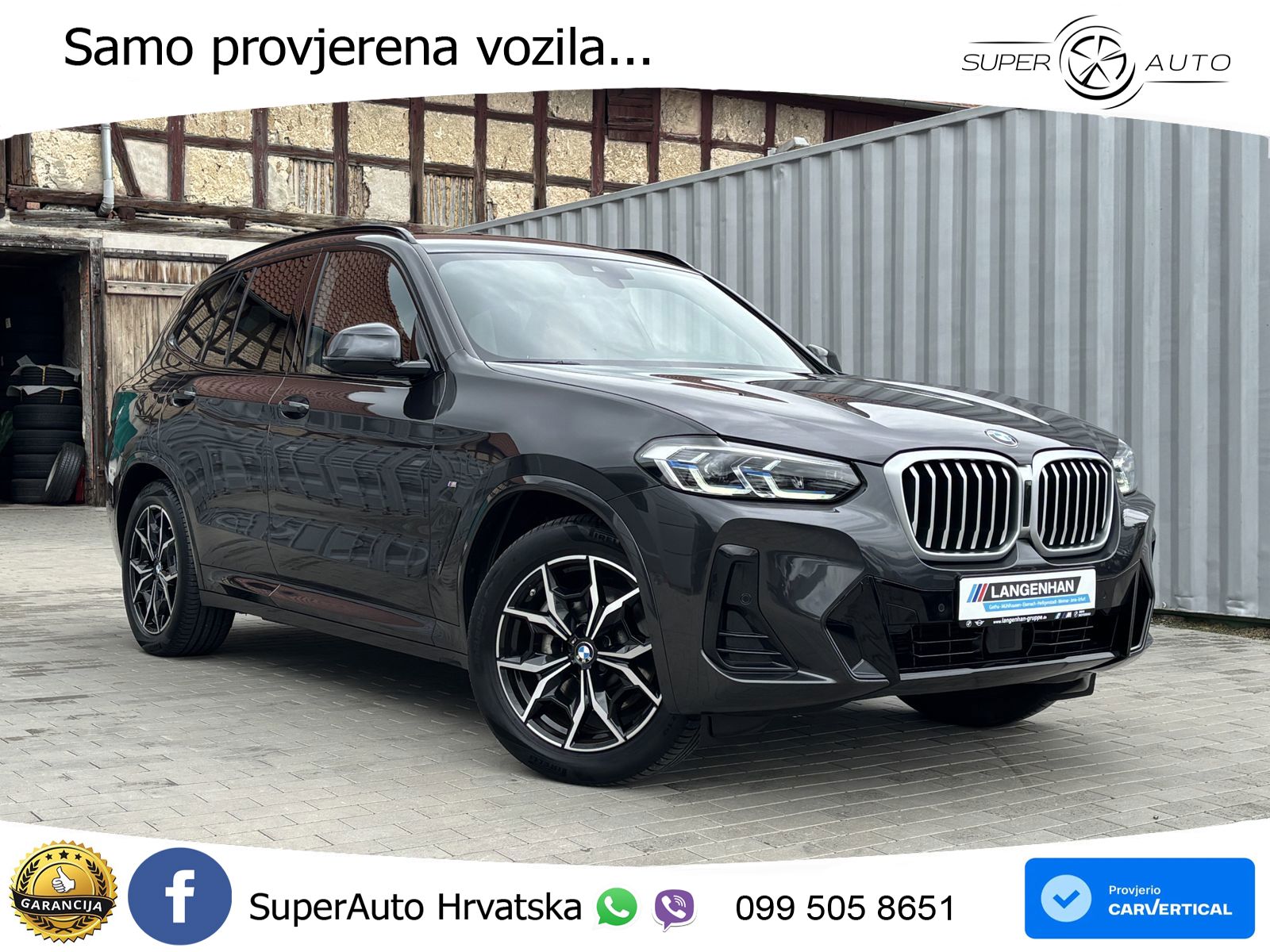 BMW X3 30d xDrive Steptronic M Sport LED+GR SJED+ACC