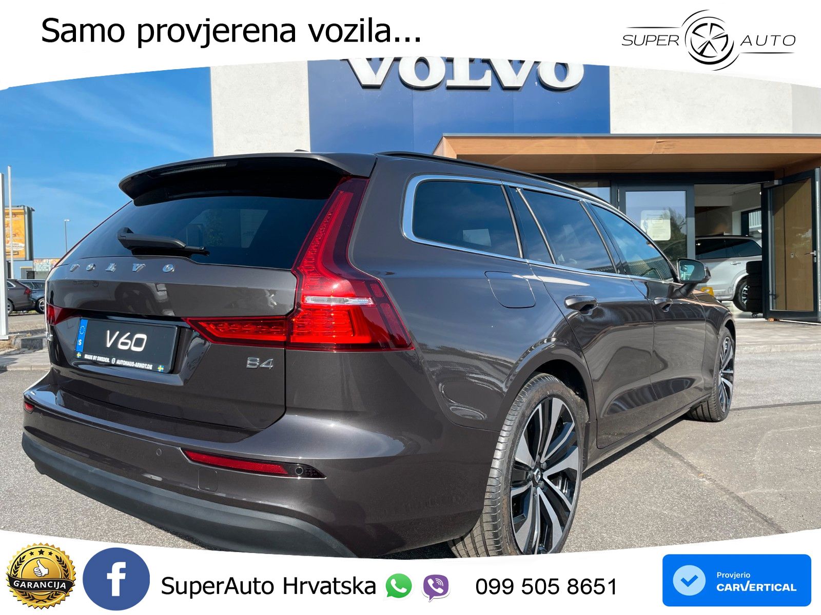 Volvo V60 2.0 B4 Benzin DCT LED+GR SJED+ACC