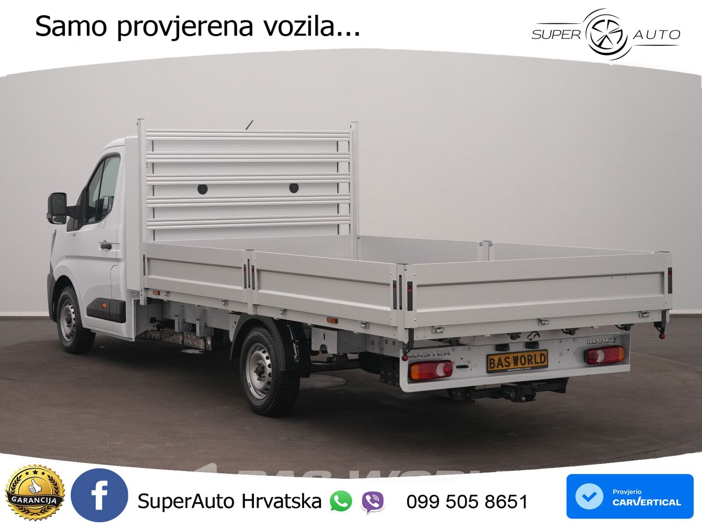 Renault Master 170PK Automaat Open Laadbak Airco Carplay 170 KS