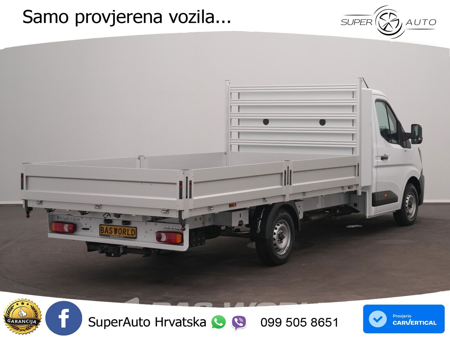 Renault Master 170PK Automaat Open Laadbak Airco Carplay 170 KS