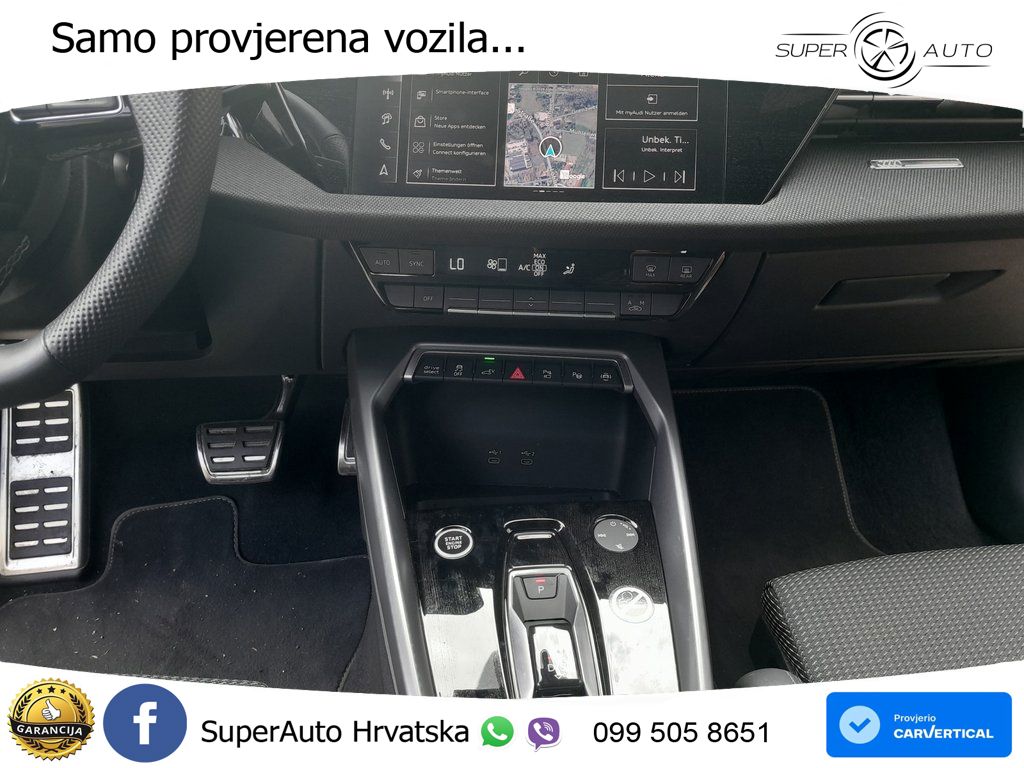 Audi A3 Sportback 40 TFSI e (204 KS) Plug-in Hybrid S tronic S line LED+ACC