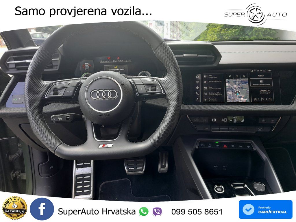 Audi A3 Sportback 40 TFSI e (204 KS) Plug-in Hybrid S tronic S line LED+ACC