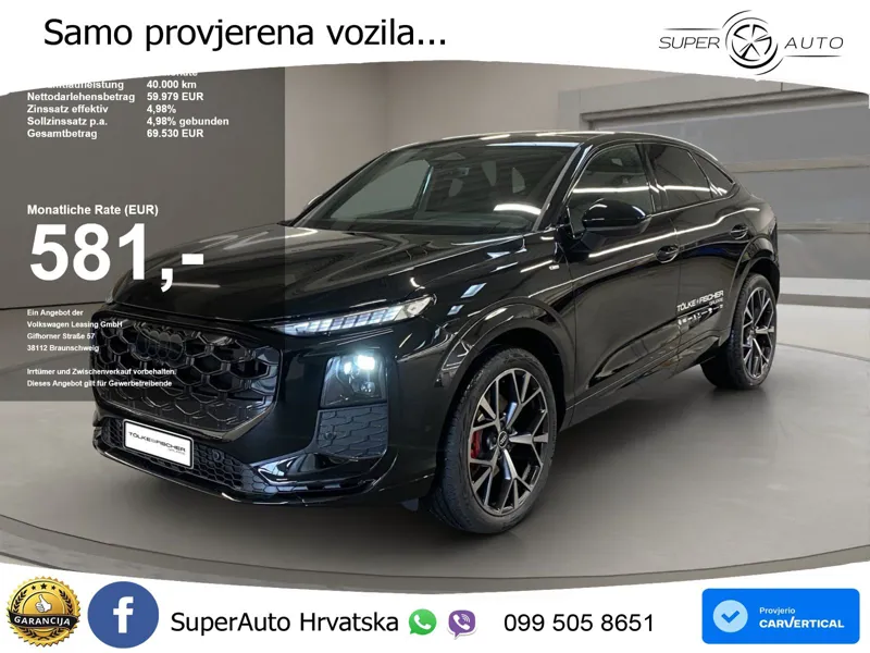 Audi Q3 III Sportback 2.0 TFSI (265 KS) quattro S tronic S line