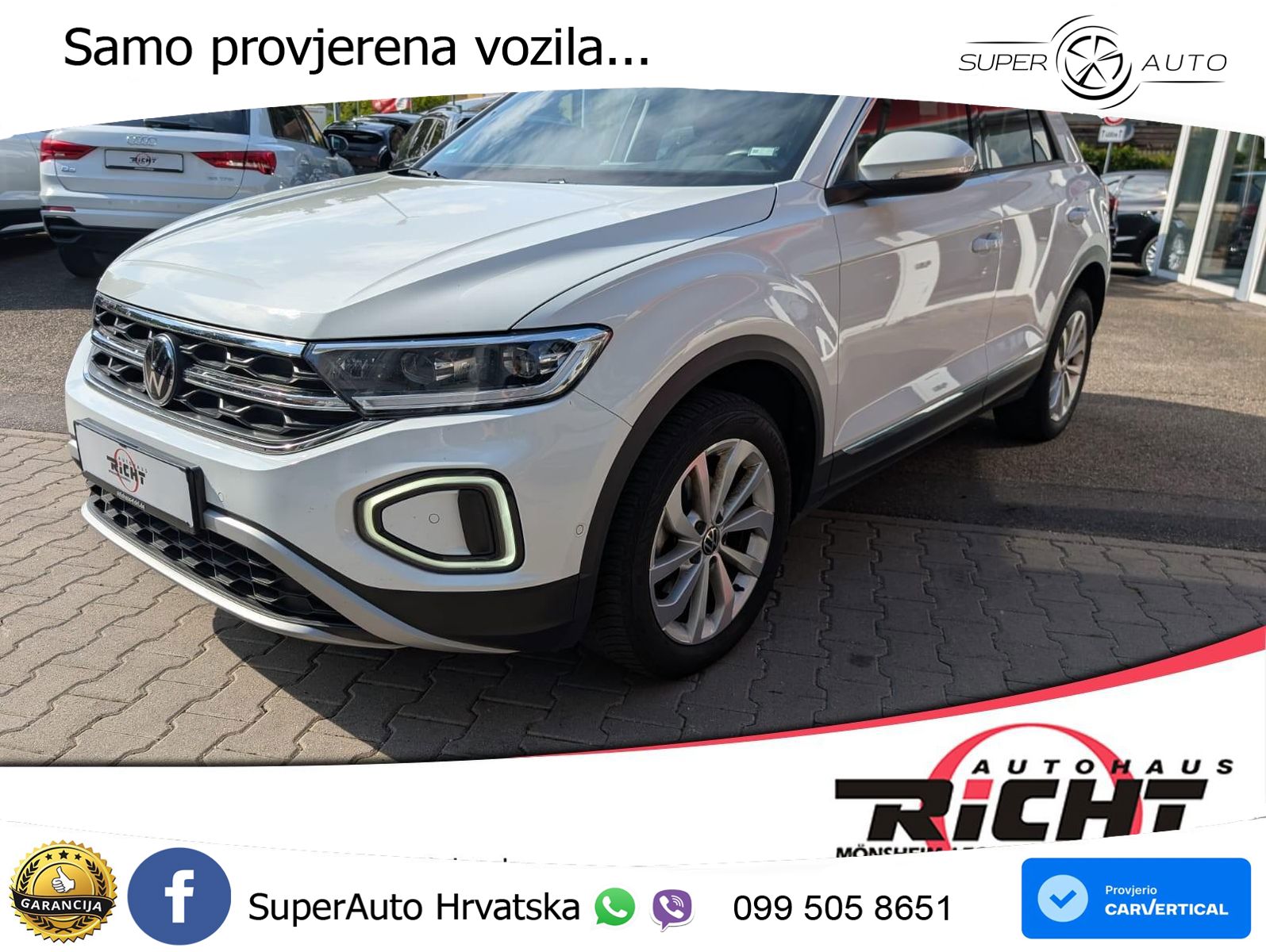 Volkswagen T-Roc 1.5 TSI (150 KS) LED+GR SJED+ACC