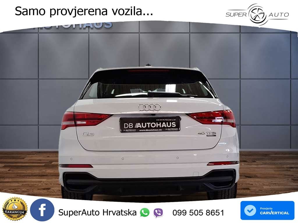 Audi Q3 40 TFSI (190 KS) quattro S tronic S line LED+GR SJED+ACC