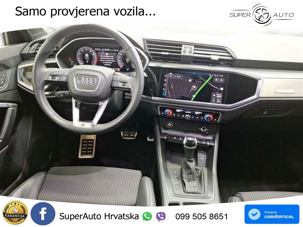 Audi Q3 40 TFSI (190 KS) quattro S tronic S line LED+GR SJED+ACC