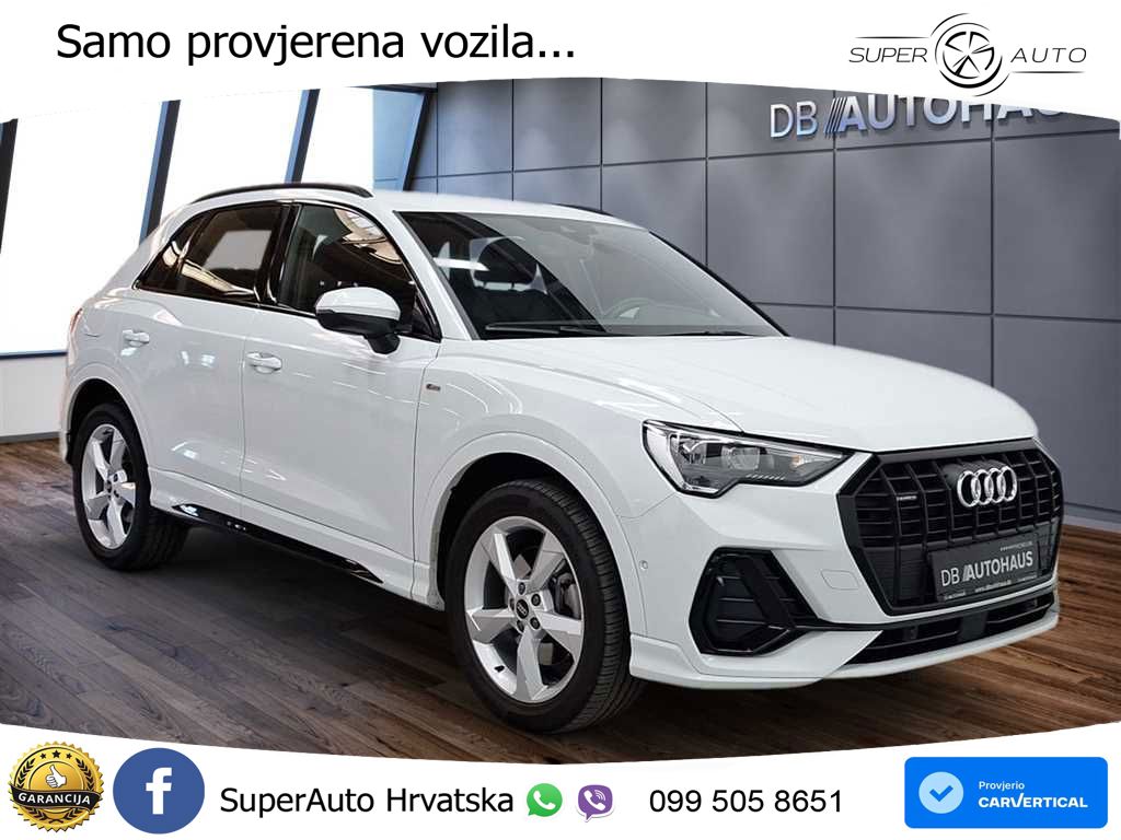 Audi Q3 40 TFSI (190 KS) quattro S tronic S line LED+GR SJED+ACC
