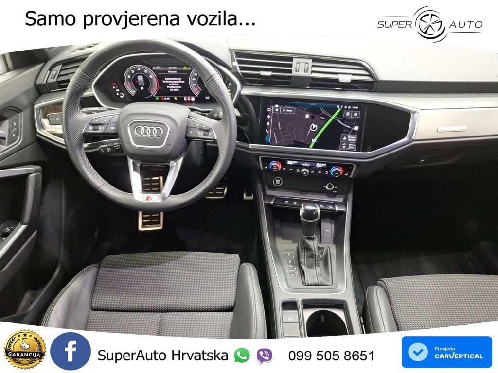 Audi Q3 40 TFSI (190 KS) quattro S tronic S line LED+GR SJED+ACC