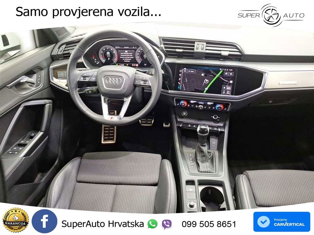 Audi Q3 40 TFSI (190 KS) quattro S tronic S line LED+GR SJED+ACC
