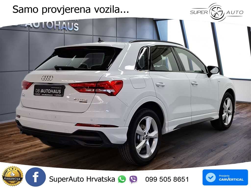 Audi Q3 40 TFSI (190 KS) quattro S tronic S line LED+GR SJED+ACC