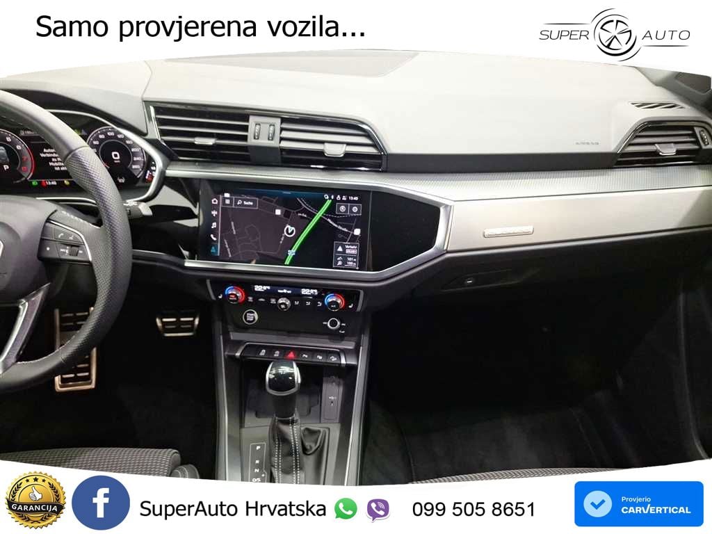 Audi Q3 40 TFSI (190 KS) quattro S tronic S line LED+GR SJED+ACC