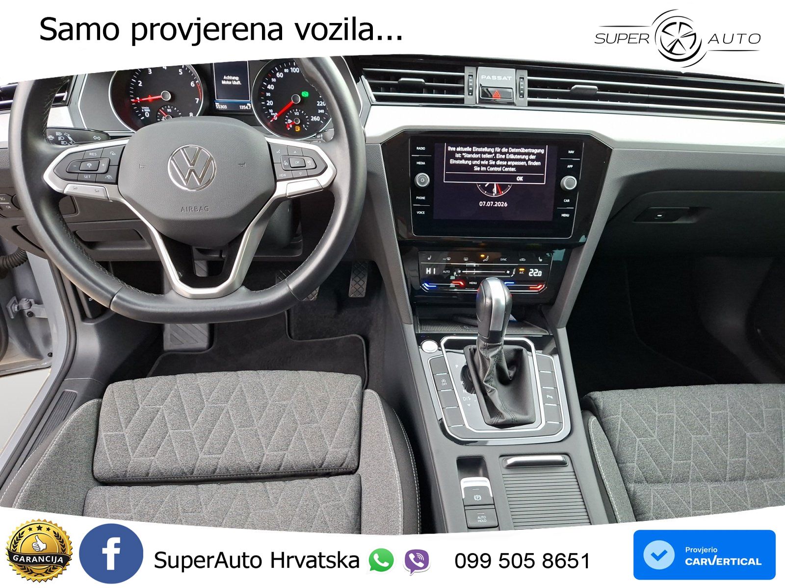 Volkswagen Passat Variant 1.5 TSI (150 KS) DSG ACT LED+GR SJED+ACC