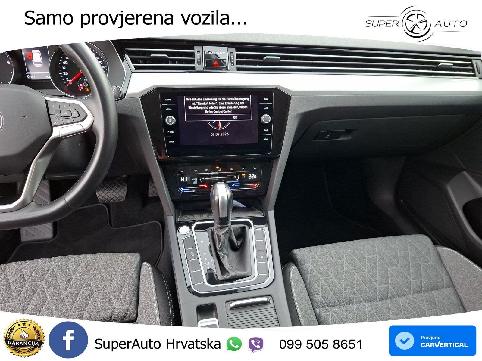 Volkswagen Passat Variant 1.5 TSI (150 KS) DSG ACT LED+GR SJED+ACC