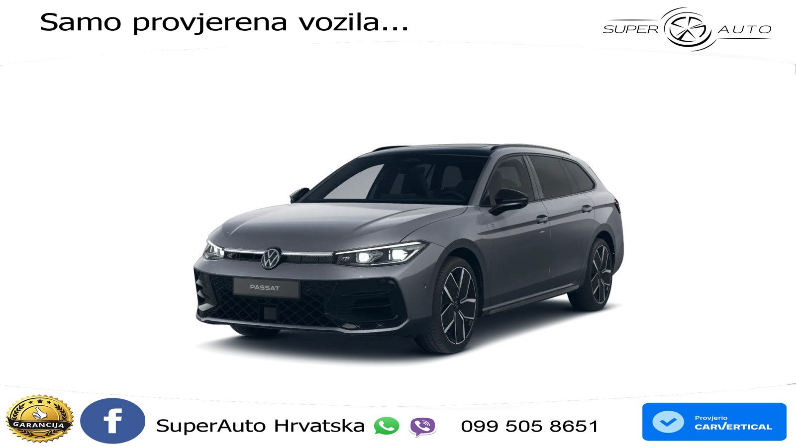 Volkswagen Passat Variant 2.0 TSI (265 KS) 4MOTION DSG R-Line LED+GR SJED+ACC