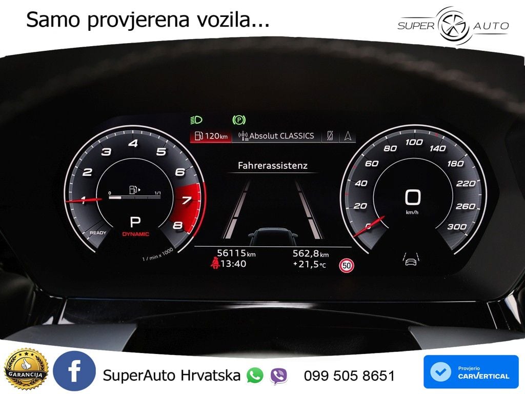 Audi S3 2.0 TFSI (310 KS) quattro S tronic MATRIX+GR SJED+KAM