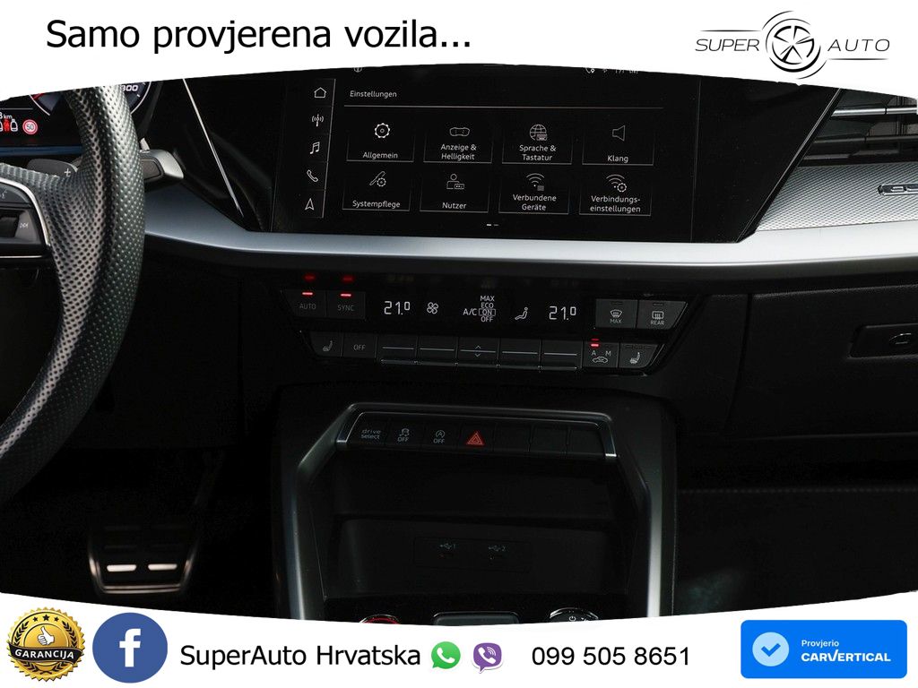 Audi S3 2.0 TFSI (310 KS) quattro S tronic MATRIX+GR SJED+KAM