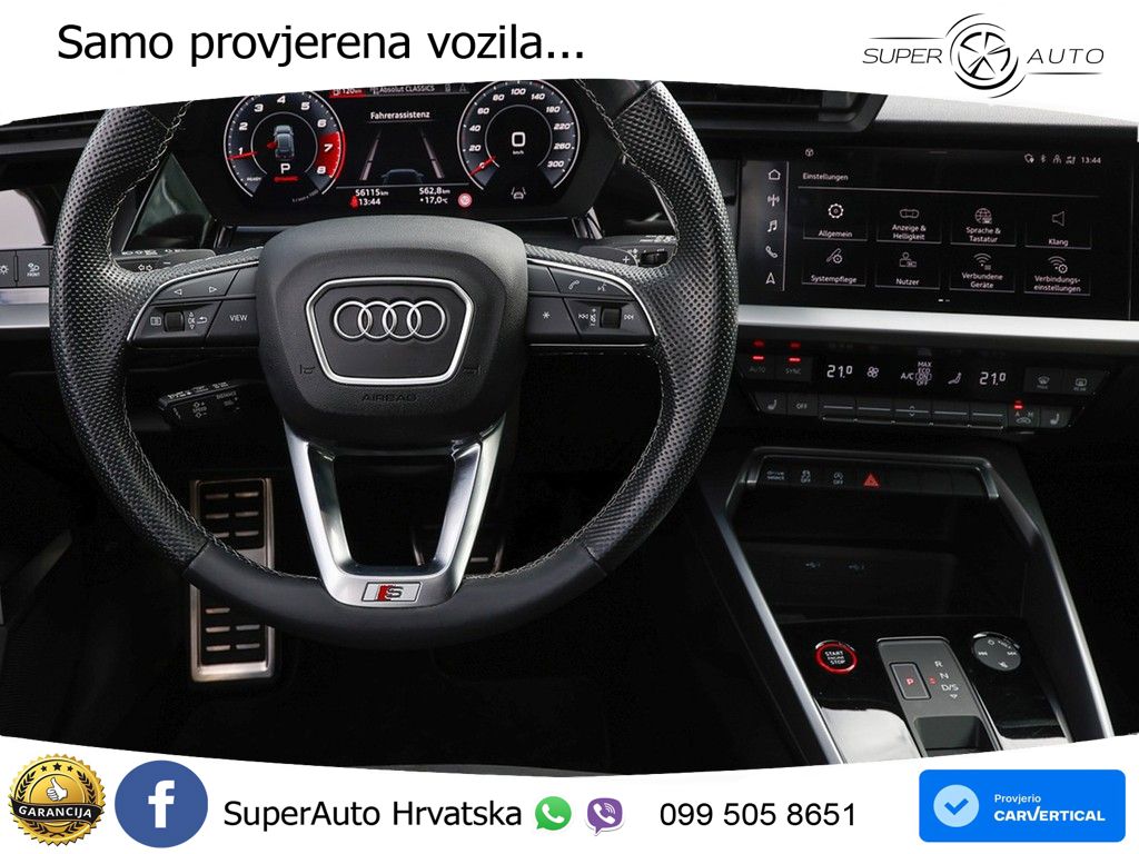 Audi S3 2.0 TFSI (310 KS) quattro S tronic MATRIX+GR SJED+KAM